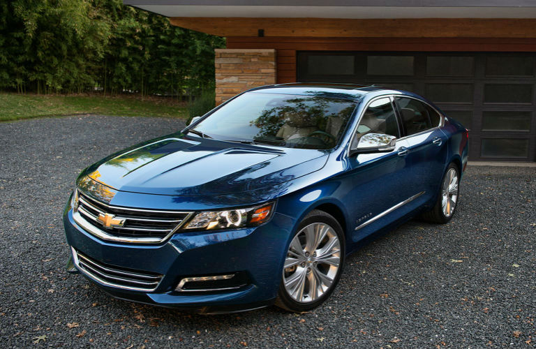 2017 Chevrolet Impala in blue