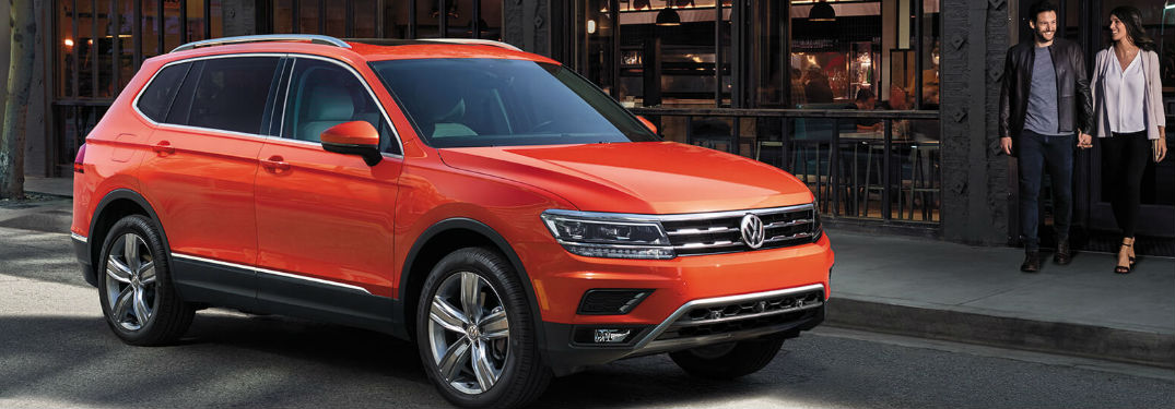 Volkswagen Tiguan crossover SUV offers a large interior with plenty of passenger and cargo space
