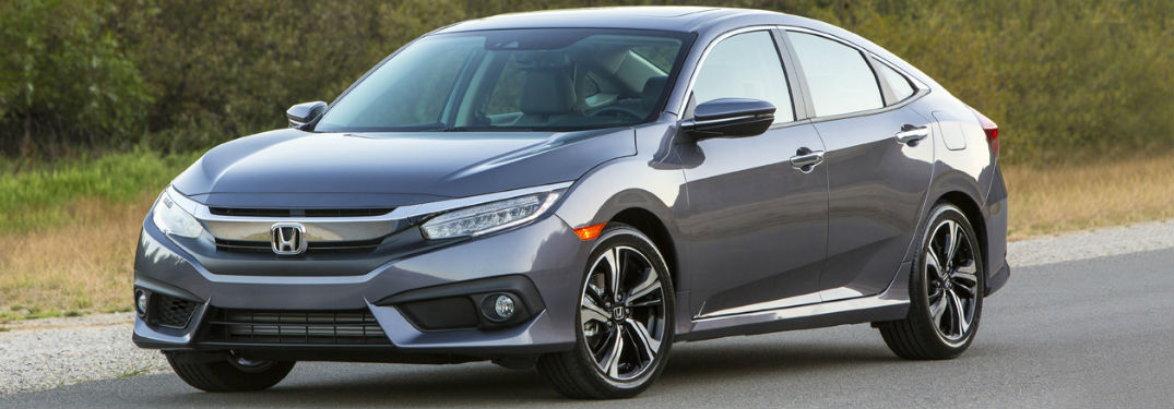 2018 Honda Civic driving on a road