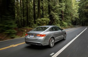 Chrysler 200 driving on a road