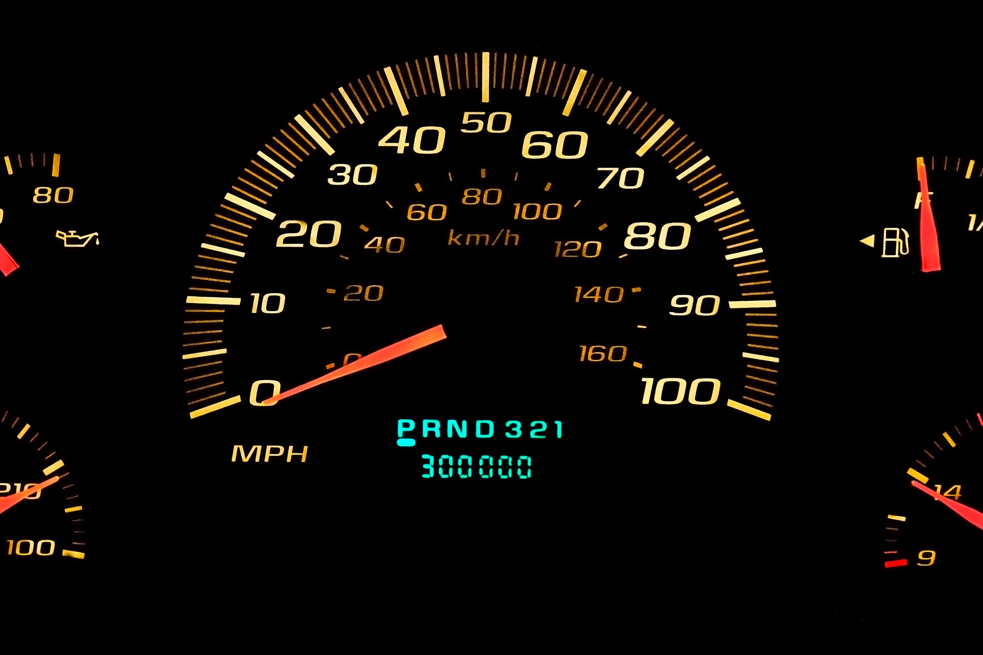 how to read mileage on your car